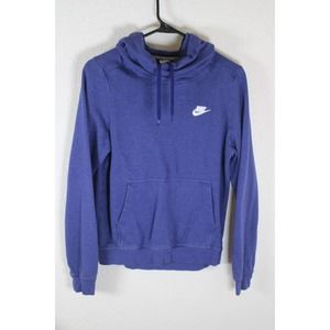 NIKE Women's Small Purple/White Pullover/Hoodie, Polyester Blend Sweater